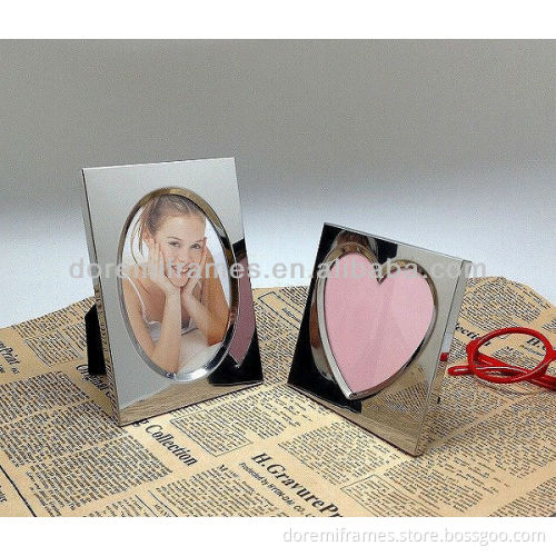 Beautiful aluminum mini metal photo frame for decoration